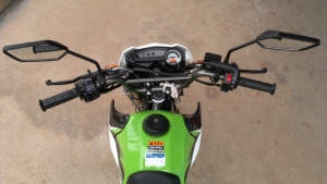 Manual transmission with clutch (Kawasaki KSR)