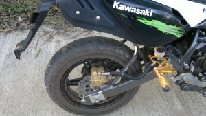 Kawasaki KSR 110 PRO rear tyre