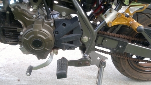 Kawasaki KSR gearshift lever