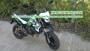 Kawasaki KSR with manual transmission