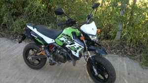 Kawasaki KSR 110 PRO model 2013